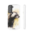 Badger on a Yellow Background - Impact Resistant Phone Case Samsung Galaxy S21 FE Matte